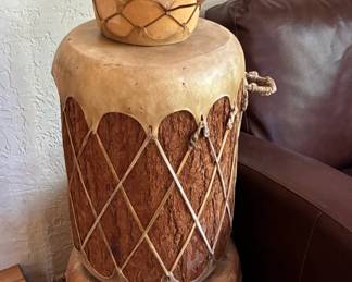 Pueblo ceremonial Indian drums