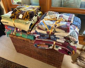 Vintage wool blankets