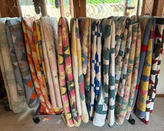 Vintage handmade blankets