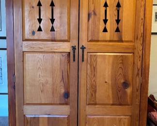 Southwestern pine cabinet