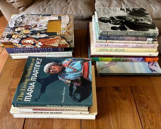 Curated coffee table books