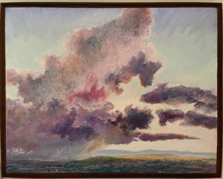 Angus Macpherson "The sky speaks" acrylic 24x36"