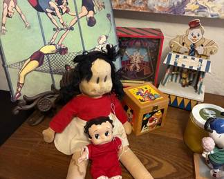 1920s Little Lulu, 1940s Betty Boop, vintage toys