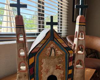 Large papier-mâché church
