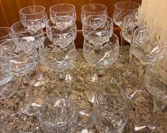 Waterford glasses and vases