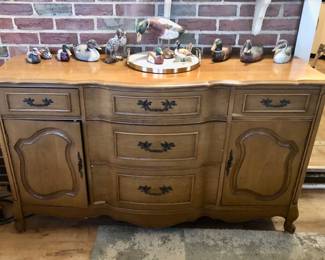 *Pre-Sale Lammerts Brand Buffet is 59 inches long x 18.5 inches deep and 33.5 inches tall. $225. It Matches the *Lammerts Hutch / China Cabinet is 48.5 inches wide X 70 inches tall X 15.5 inches deep $225. OR BOTH Matching Lammerts Pieces $400
