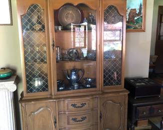 *Pre-Sale Lammerts Brand Buffet is 59 inches long x 18.5 inches deep and 33.5 inches tall. $225. It Matches the *Lammerts Hutch / China Cabinet is 48.5 inches wide X 70 inches tall X 15.5 inches deep $225. OR BOTH Matching Lammerts Pieces $400
