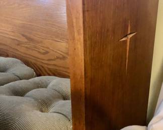 *Pre-Sale 2 Church Pews made into Corner Bench and Hand Crafted Triangular Shaped Table (Corner Table). The Benches are each 71 inches Long, 36 inches tall and 23 inches deep. The Triangle Table is 62 inches long, 37.5 inches deep and 31.5 inches tall. Beautiful Set $400