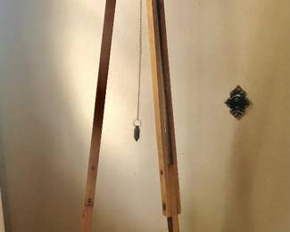 *Pre-Sale  Antique Wooden Surveyor's Tripod with Level & Scope Attachments $195