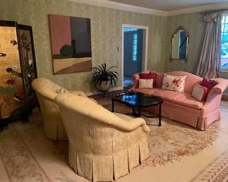 Scalamandre upholstered chairs