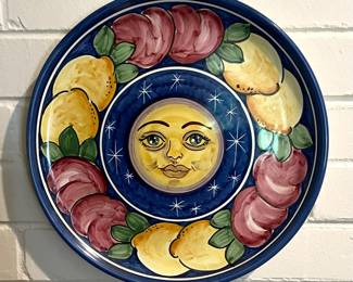 Positano ceramic charger