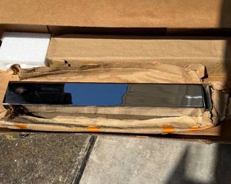 4 solid Chrome table legs ( use with glass top)
