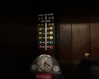 Summit Gifts DRC15RB Drag Racing Alarm Clock with Thermometer
