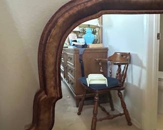 Vintage Thomasville Furniture Camino Real Collection Spanish Style Arched Mirror