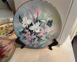 Sapphire Wings Collector Plate by Tan Chuan Chiu