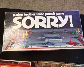 Parker Brothers Sorry! Slide Pursuit Game - 1972 Edition