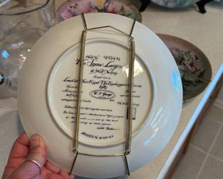 The Snow Leopard "Last of Their Kind" Collector Plate by Will Nelson