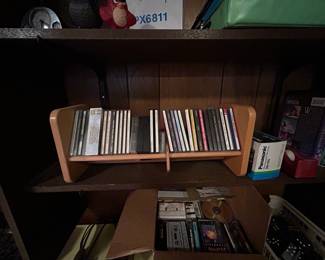 Assorted Music Cassettes and CDs