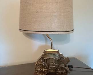 Apsit Brothers Stagecoach Table Lamp