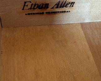 Ethan Allen American Traditional Dresser with Mirror