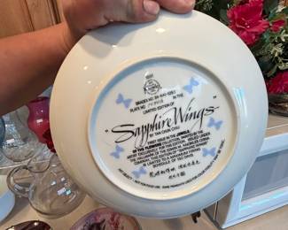 Sapphire Wings Collector Plate by Tan Chuan Chiu