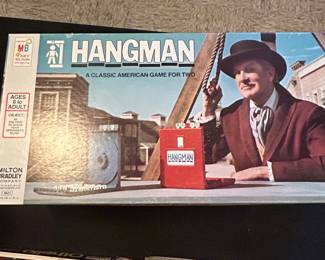Milton Bradley Hangman Vincent Price Edition Board Game