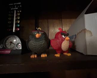 Angry Birds Movie McDonald's Happy Meal Toys (Bomb and Red)
