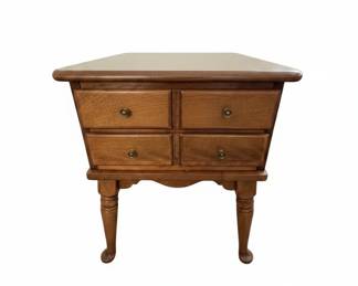 Pair of Ethan Allen "Country Crossings" Maple End Tables