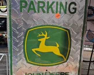 JOHN DEERE METAL SIGN