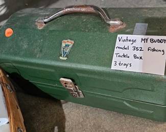 VINTAGE MY BUDDY FISHING TACKLE BOX
