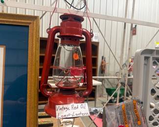 VINTAGE RED LANTERN