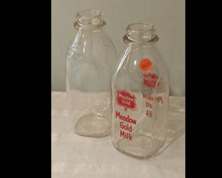 MILK GLASS BOTTLES