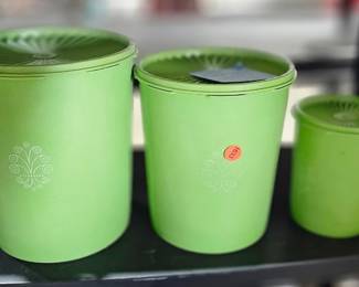 TUPPERWARE CANISTERS