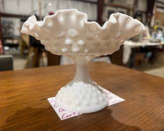 MILK GLASS DISH