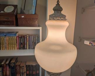 MCM Opalescent Pendant Lamp