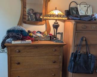 Antique Dresser & Mirror
