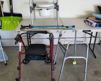 m Mobility Aids Including Walkers, Canes, and Commode Chair