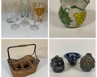 k Assorted Decorative Vases, Ceramics, and Home Decor Collection