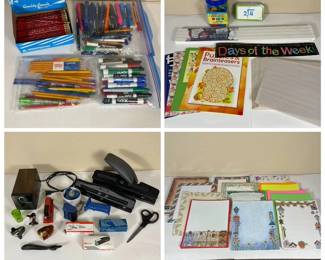 o School Teacher Bundle with Electric Pencil Sharpener, Timex Alarm Clock, Portable DVD Player, and More