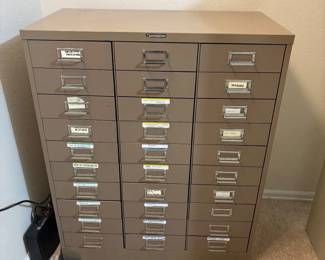 f Steelmaster 30Drawer Metal Cabinet by Art Steel Company