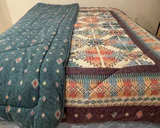 z Southwest Design Queen Bedding Set with Comforter, Pillow Shams, and Bed Skirt