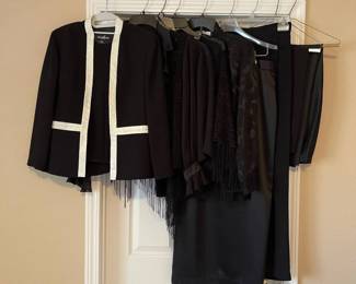 zz hoir Black Formal Dress Clothing, Womens Size M 810, Petite