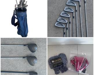 g Mixed Golf Club Set with Bag, Accessories  Headcovers