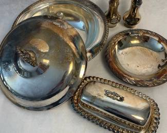 k silverPlated Serving Pieces I