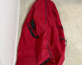 h Red Christmas Tree Storage Bag with Wheels