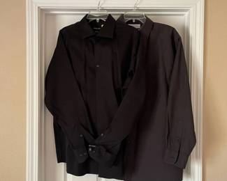 zz Classic Black LongSleeve Dress Shirts