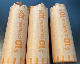 3 State Quarter Rolls