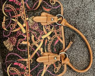 Ciani Bernini Monogrammed Satchel Handbag