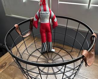 Dammit Doll with Large Wire Basket