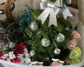 Christmas Decoration Storage Bin
